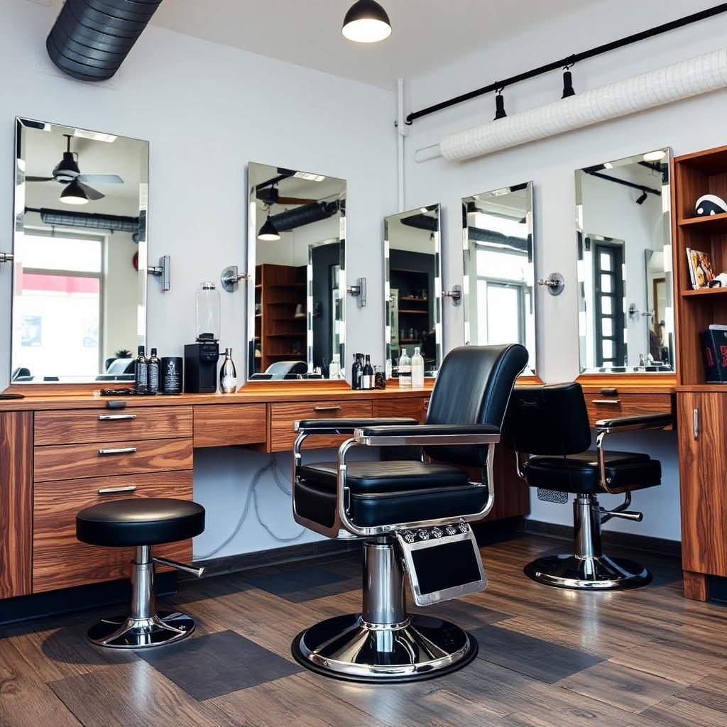 Fauteuils de barbier